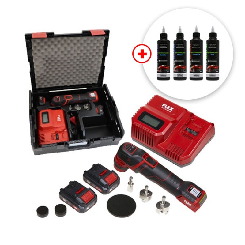 [카밤4종증정]FLEX 플렉스 픽시 무선 광택기 세트 PXE 80 10.8-EC 세트 정식수입