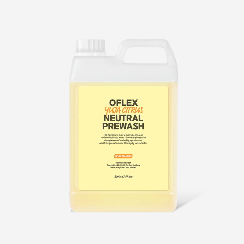 오플렉스 유자 시트러스 중성 프리워시 2L 고농축 30:1 희석비