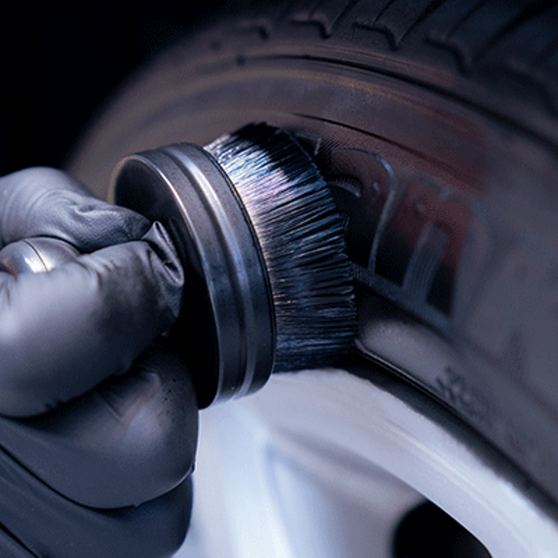 퓨어스타 스탬프 브러쉬 색상선택 실내/타이어 브러쉬