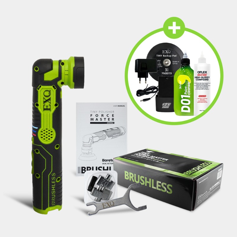 [충전기+배터리+백업패드+케미컬2종증정]EXQ 타이니 포스마스터 폴리셔 베어툴 단품